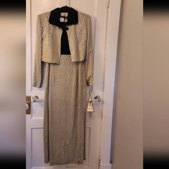✨️💎Incredible Vintage NWT Mary McFadden Dress and Jacket Set 💎✨️ - Picture 1 of 9